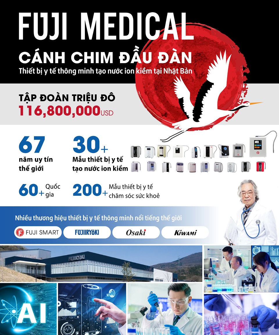 Fuji Medical cánh chim dẫn đầu ngành điện giải