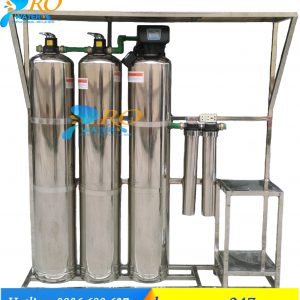 Hệ Thống lọc tổng sinh hoạt3 cột 2 cốc inox